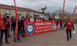 Keşan sendikalı işçilerden 'vergi adaleti' çağrısı