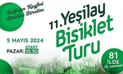 GELENEKSEL YEŞİLAY BİSİKLET TURU  11. KEZ DÜZENLENECEK